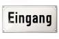 Preview: Emailleschild 'Eingang'