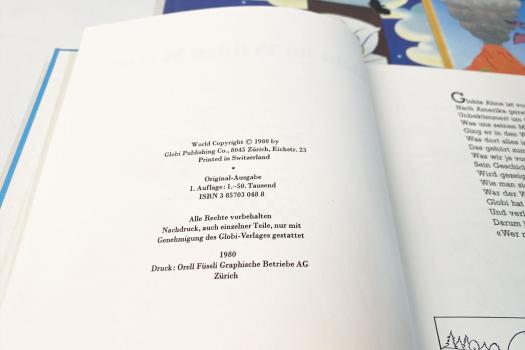 5 Globi Bücher in der 1. Auflage