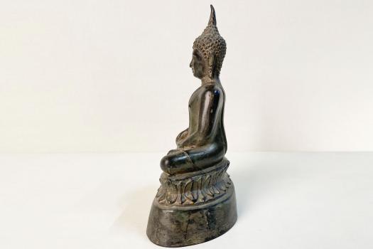Alte Bronze Buddha Figur, Thailand