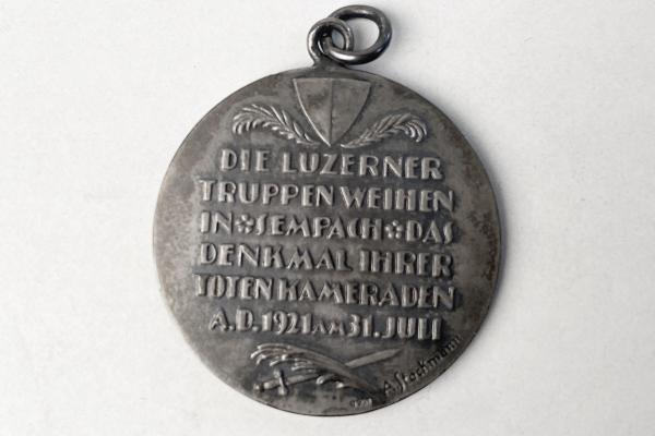 Silber Medaille, Sempach 1921