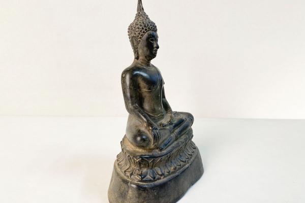 Alte Bronze Buddha Figur, Thailand