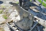 Steinskulptur Komodo Varan