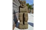 Steinskulptur Tempelwächter, 120 cm