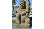 Steinskulptur Tempelwächter, 90 cm